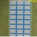 Weekly sticker / Blue color, 100 sheets